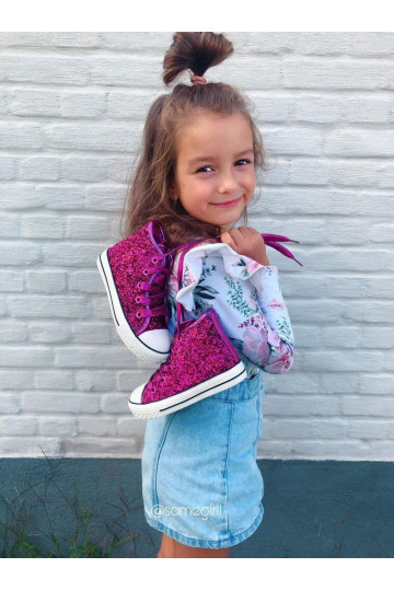 Chaussures décontractées pour enfants à paillettes Ally 2