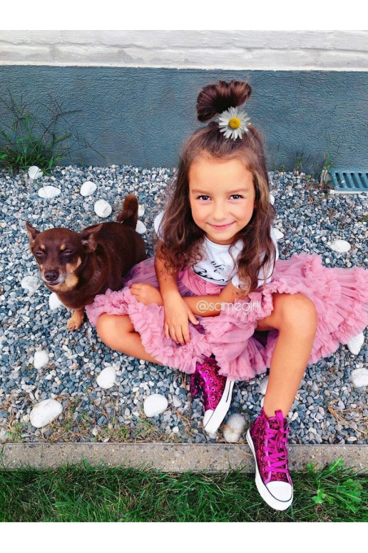 Chaussures décontractées pour enfants à paillettes Ally