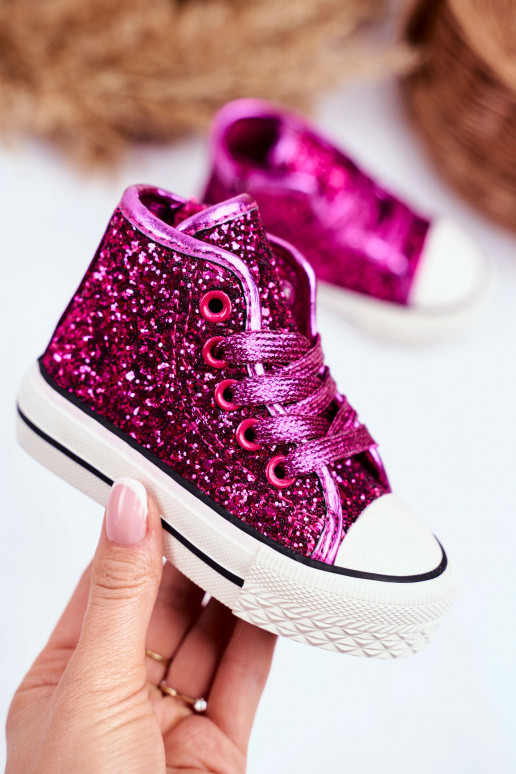 Chaussures décontractées pour enfants à paillettes Ally