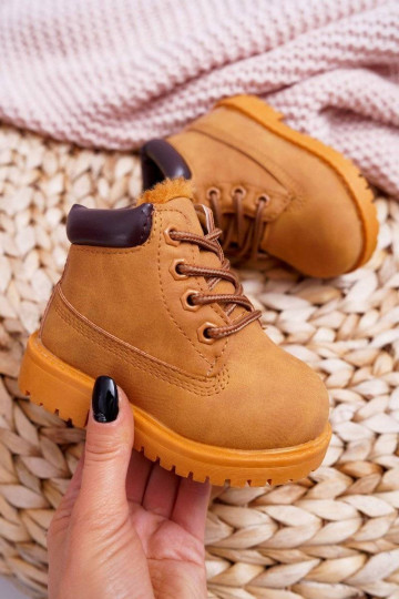 Bottes marron enfant chaudes