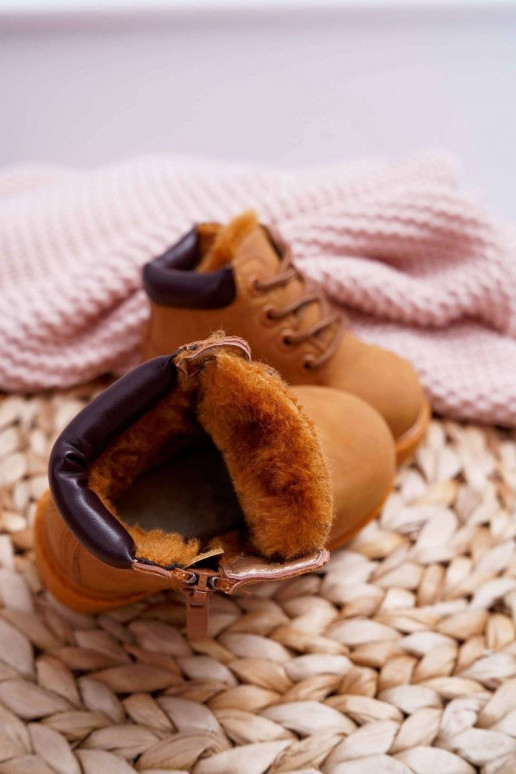 Bottes marron enfant chaudes Bottes marron enfant chaudes