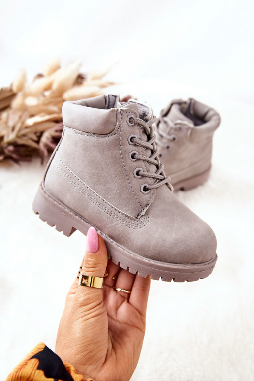 Bottines à lacets pour enfants de... Bottines à lacets pour enfants de...