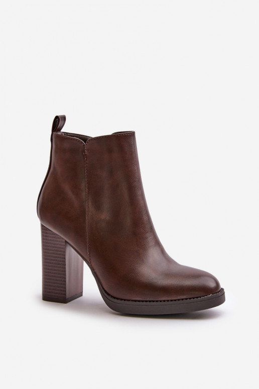 réchauffer Bottes pour femmes Eko Peau marron foncé Teresine