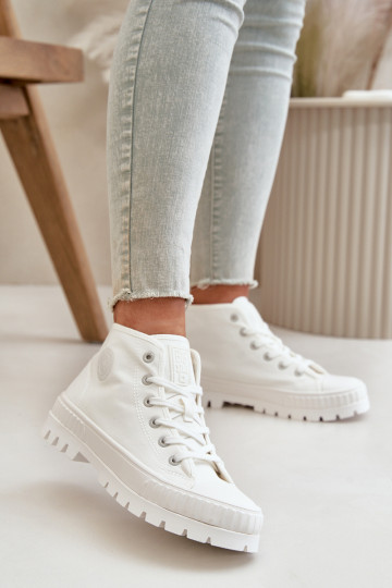 Chaussures de loisirs avec une botte À cause de Kubo Big Star OO274009 couleur blanche 2