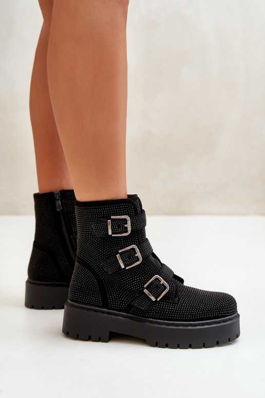 réchauffer Bottes pour femmes Avec décoration couleur noire Ciascia réchauffer Bottes pour femmes Avec décoration couleur noire Ciascia