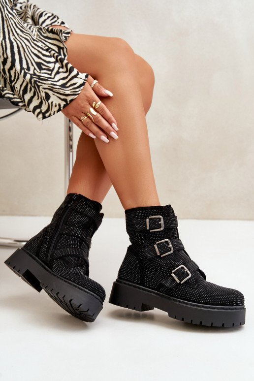 réchauffer Bottes pour femmes Avec décoration couleur noire Ciascia réchauffer Bottes pour femmes Avec décoration couleur noire Ciascia