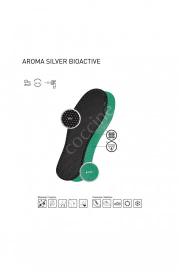 Semelles antibactériennes Coccine Silver Bioactive 2