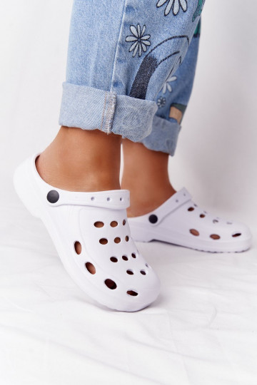 Chaussons sandalesBasen couleur blanc Chaussons légers EVA