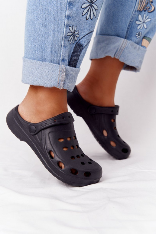 Chaussons couleur noire EVA