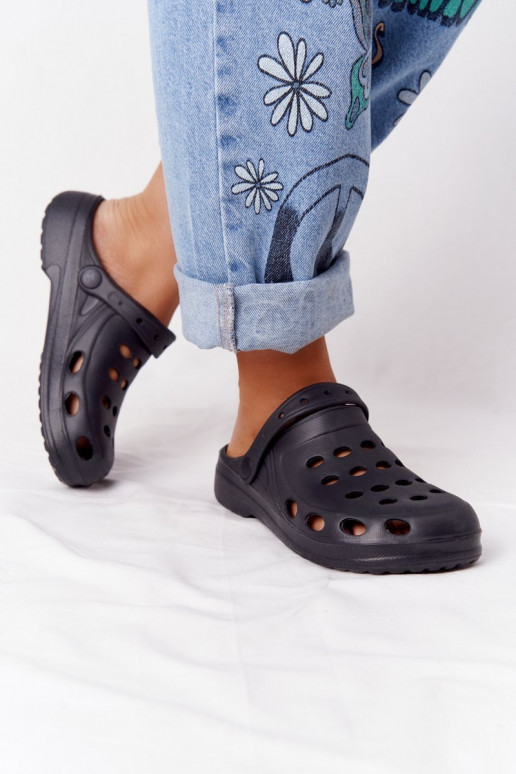 Chaussons couleur noire EVA Chaussons couleur noire EVA