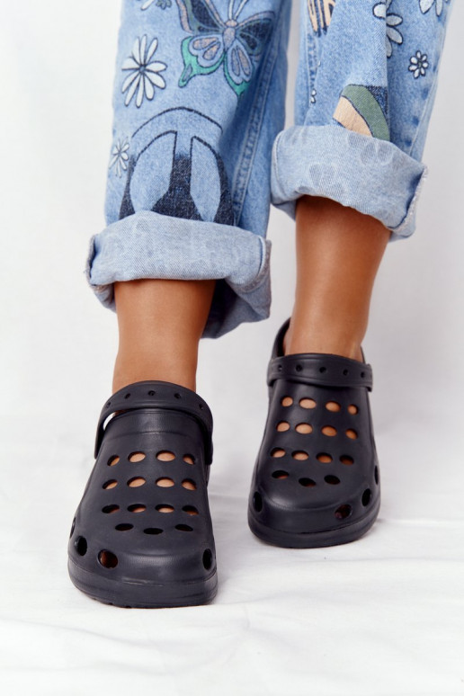 Chaussons couleur noire EVA Chaussons couleur noire EVA