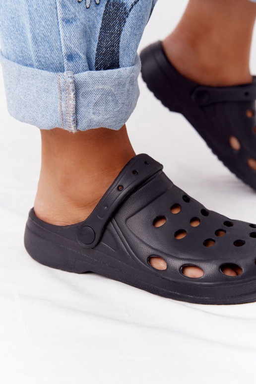 Chaussons couleur noire EVA Chaussons couleur noire EVA