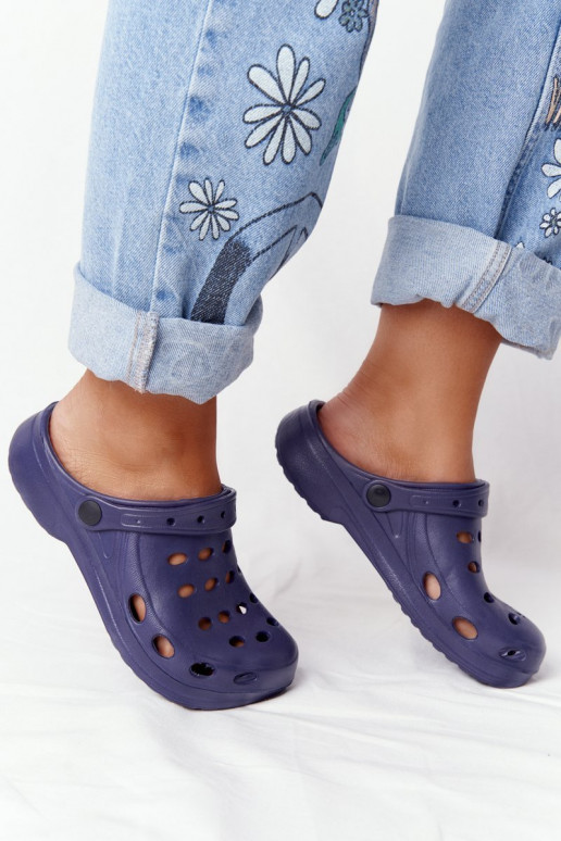 Chaussons EVA bleu foncé Chaussons EVA bleu foncé