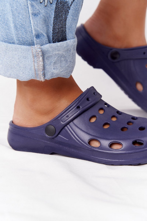 Chaussons EVA bleu foncé Chaussons EVA bleu foncé