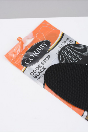 Semelles anti-transpirantes Corbby ODOR STOP au charbon actif 2