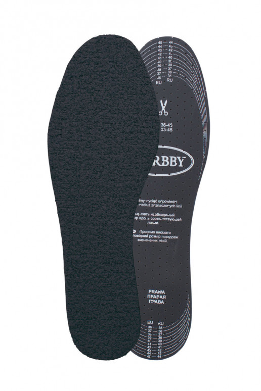 Corbby FROTTE BLACK Semelles au charbon actif Corbby FROTTE BLACK Semelles au charbon actif