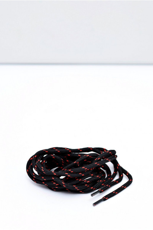 Lacets CORBBY Trekking Noir et rouge