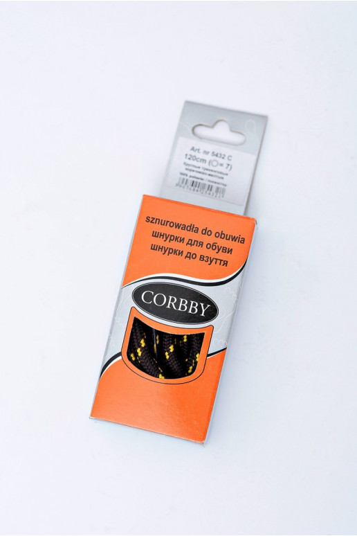 Lacets CORBBY Trekking marron jaune