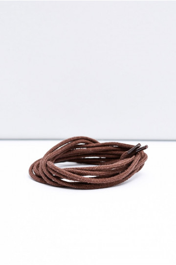 Lacets ronds Slim marron Corbby