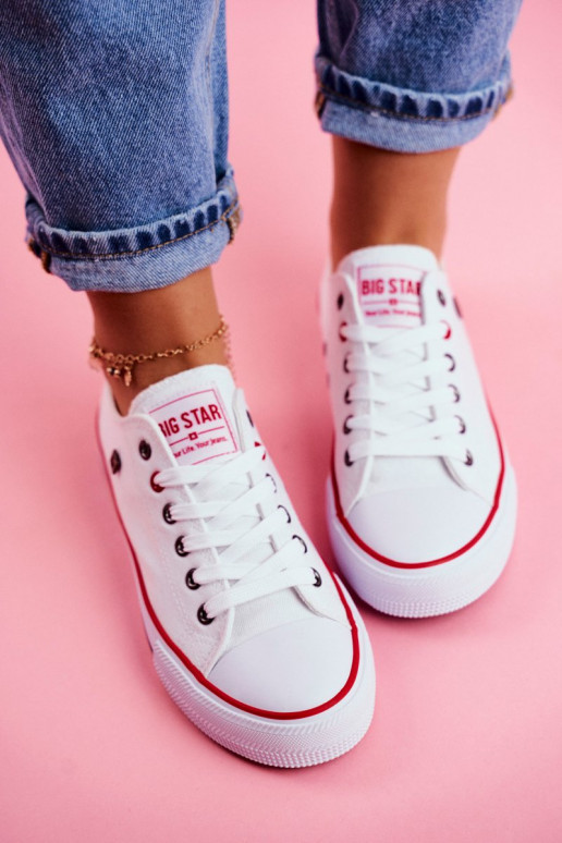 Chaussures de loisirs blanches Big Star T274022 Chaussures de loisirs blanches Big Star T274022