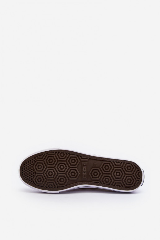 Chaussures décontractées blanches Big Star T174102 Chaussures décontractées blanches Big Star T174102