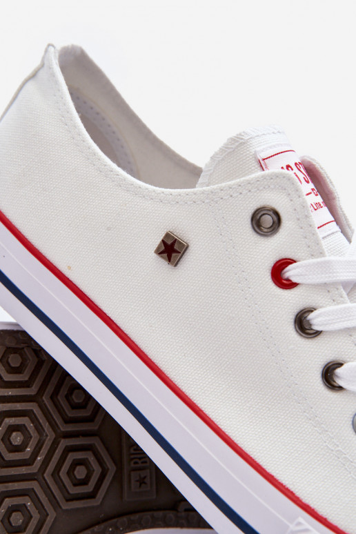 Chaussures décontractées blanches Big Star T174102 Chaussures décontractées blanches Big Star T174102