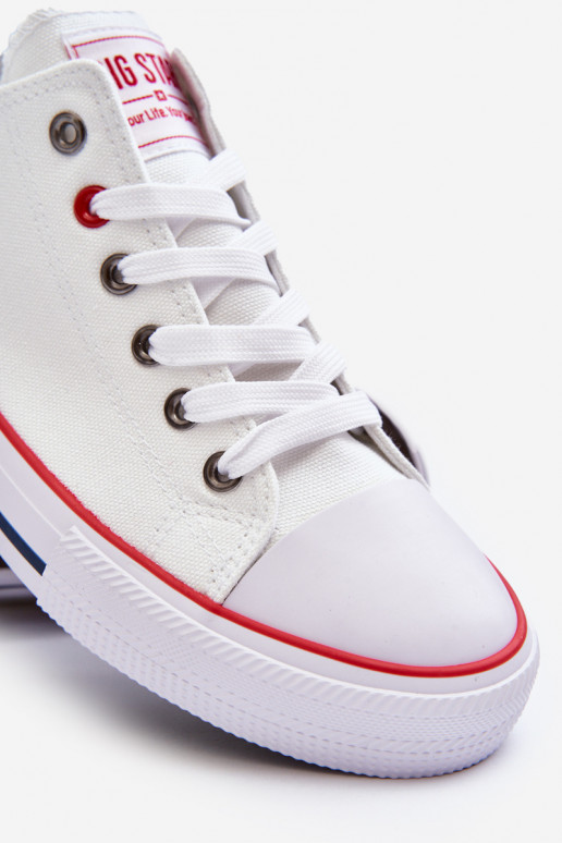 Chaussures décontractées blanches Big Star T174102 Chaussures décontractées blanches Big Star T174102