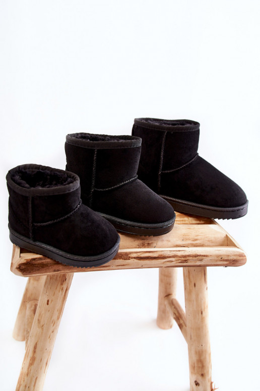Bottes d'hiver chaudes pour enfants de couleur noire Gooby Bottes d'hiver chaudes pour enfants de couleur noire Gooby