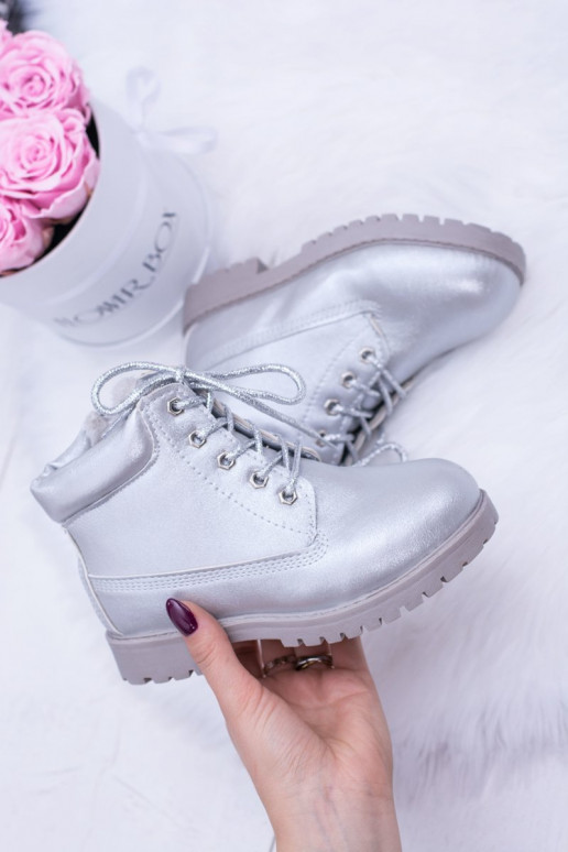 Bottes chauffantes argentées pour enfants Dexter Bottes chauffantes argentées pour enfants Dexter