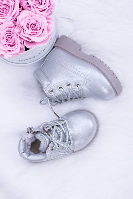 Bottes chauffantes argentées pour enfants Dexter Bottes chauffantes argentées pour enfants Dexter