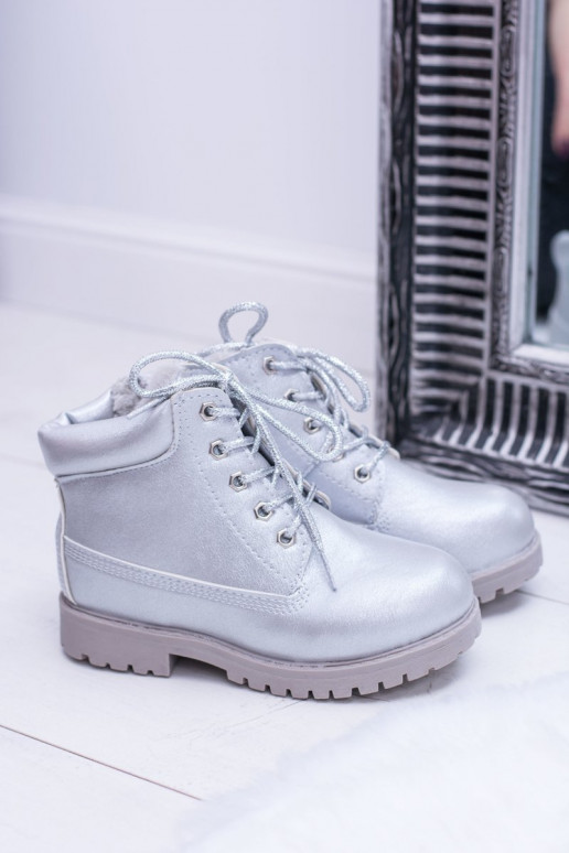 Bottes chauffantes argentées pour enfants Dexter Bottes chauffantes argentées pour enfants Dexter