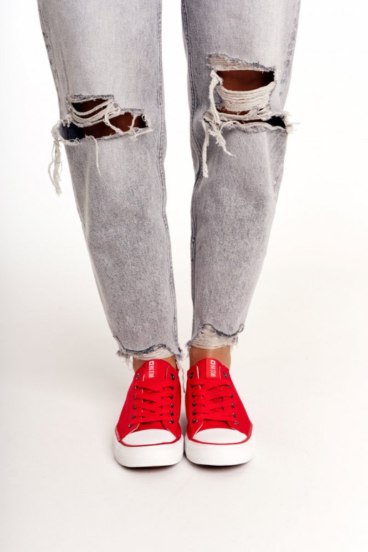 Chaussures plates modèle classique Big Star DD274339 couleur rouge