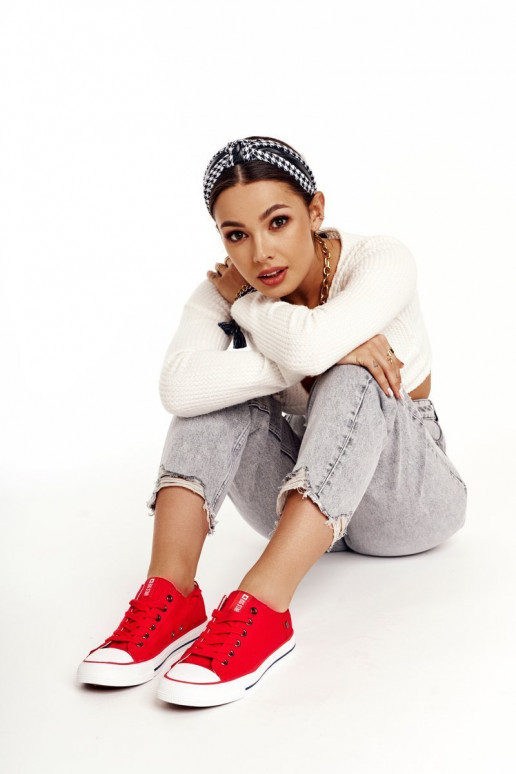 Chaussures plates modèle classique Big Star DD274339 couleur rouge