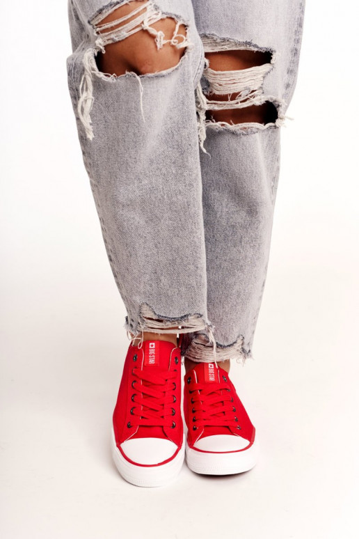 Chaussures plates modèle classique Big Star DD274339 couleur rouge