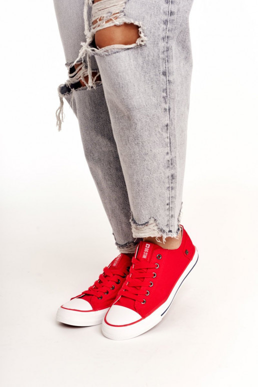 Chaussures plates modèle classique Big Star DD274339 couleur rouge