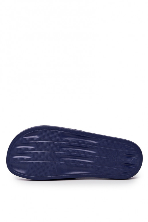 Chaussons pour hommes Big Star Rubber couleur bleu foncé DD174688
