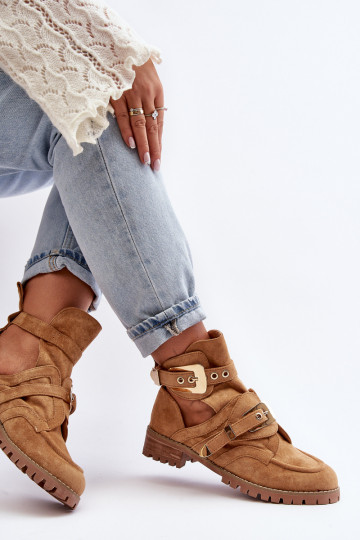 Lu Boo Bottes En Daim Marron Rock Girl 2