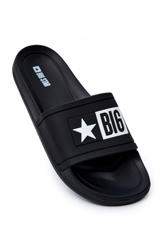 Chaussons Big Star Caoutchouc couleur noir DD174699 Chaussons Big Star Caoutchouc couleur noir DD174699