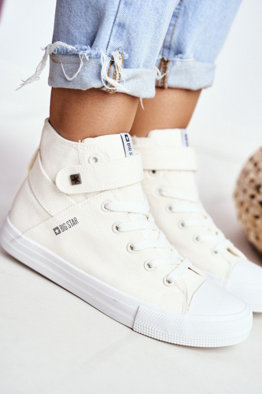 chaussures de loisirs avec semelle Big Star FF274579 couleur blanche chaussures de loisirs avec semelle Big Star FF274579 couleur blanche