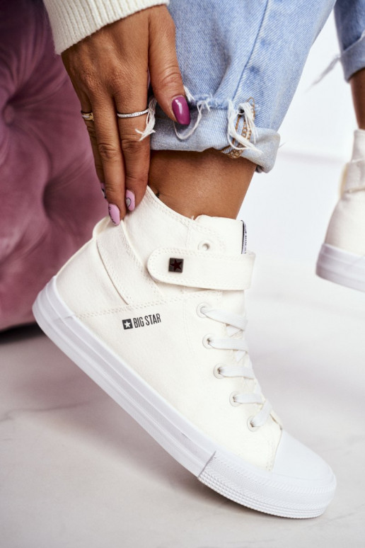 chaussures de loisirs avec semelle Big Star FF274579 couleur blanche chaussures de loisirs avec semelle Big Star FF274579 couleur blanche