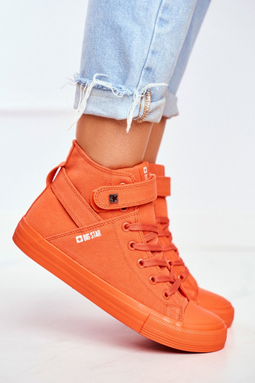 chaussures de loisirs avec semelle Big Star FF274583 couleur orange chaussures de loisirs avec semelle Big Star FF274583 couleur orange