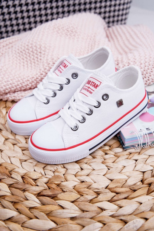chaussures de loisirs Enfant Big Star FF374200 couleur blanche