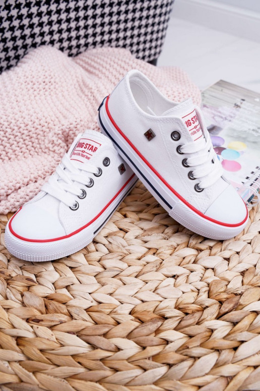 chaussures de loisirs Enfant Big Star FF374200 couleur blanche