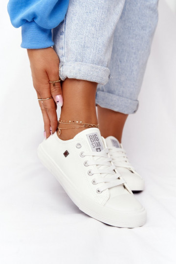 chaussures de loisirs Big Star couleur blanche V274869