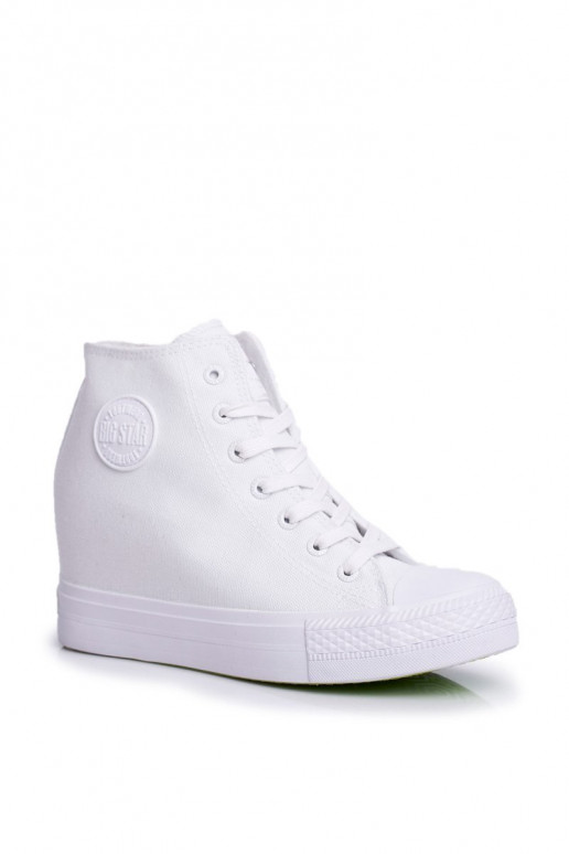 Baskets modèle chaussures Big Star couleur blanche FF274A192