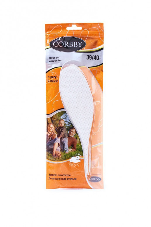 Semelles Corbby Fresh Day 3 paires