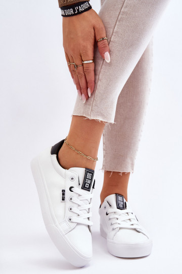 Baskets Big Star EE274312 couleurs blanc-noir 2