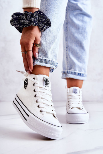 Chaussures de loisirs Big Star couleur blanche GG274013 2