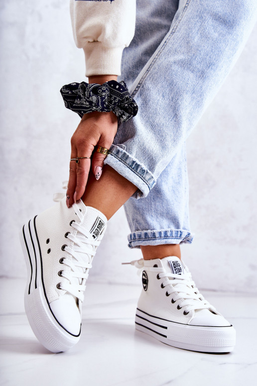 Chaussures de loisirs Big Star couleur blanche GG274013 Chaussures de loisirs Big Star couleur blanche GG274013