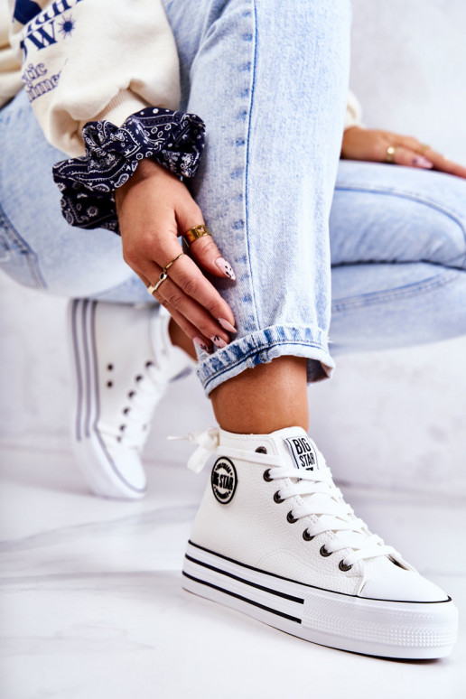Chaussures de loisirs Big Star couleur blanche GG274013